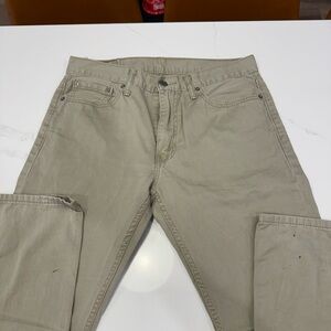 Levi’s 513 Khaki Jean Pants 34x32